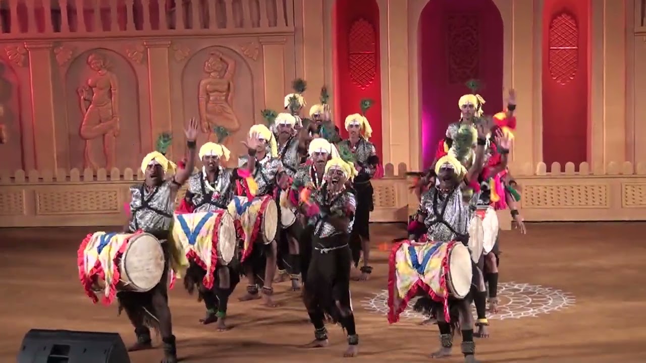 Dollu Kunitha (A major popular drum dance of Karnataka)