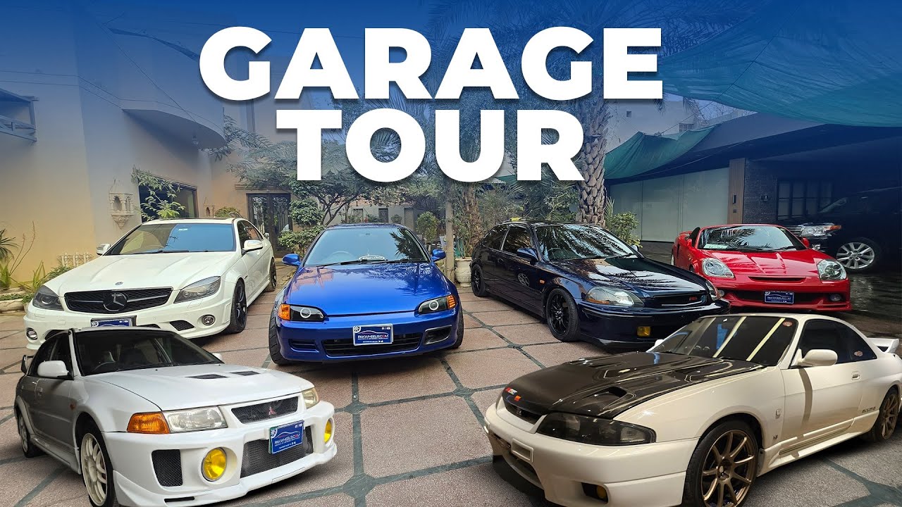 Nissan GTR TV Lounge Mein Park Hoti Hai! | Mian Yuccaf Garage Tour | PakWheels