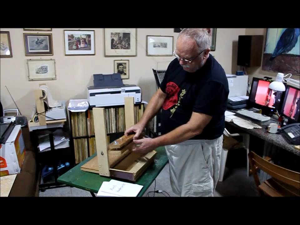 Make your own bookbinding machine