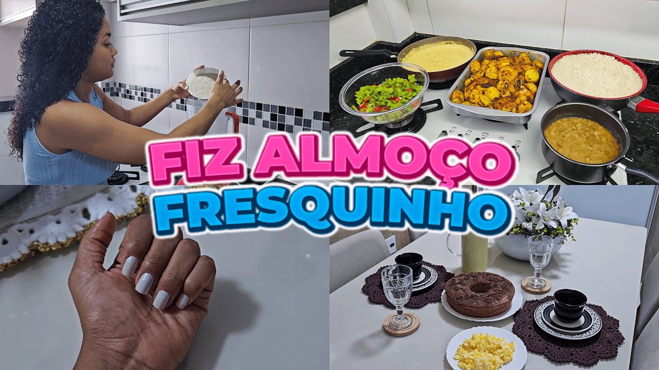 Rotina do Dia! Colocando Tudo em Ordem, Almoço Fresquinho, Unhas Feitas