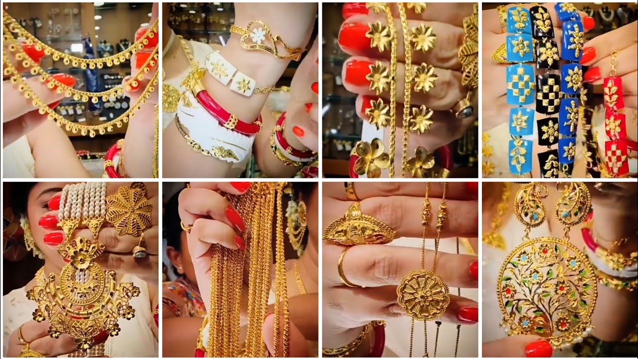 🔥🔥 চোখ ধাঁধানো Beautiful Gold Plated Jewellery From Nilis Jewellery 🔥🔥