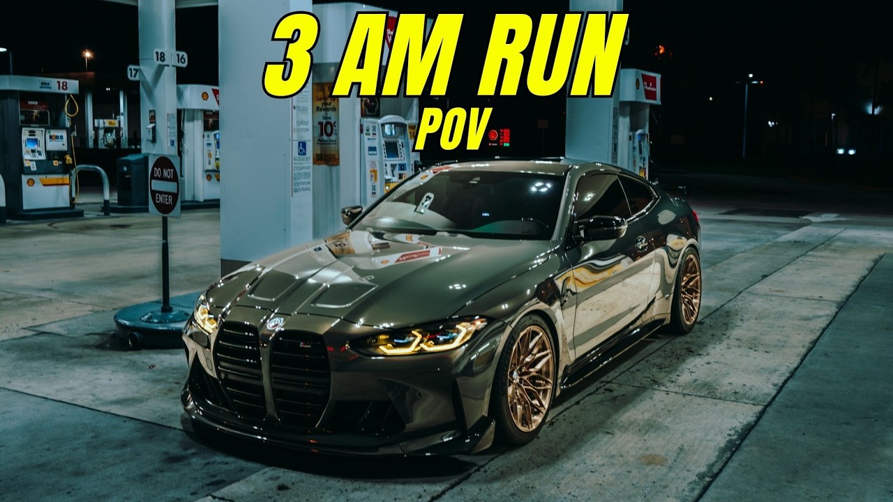 IT'S 3 A.M. COME DRIVE WITH ME - BMW M4 COMPETITION POV