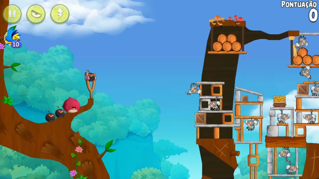 ANGRY BIRDS RIO 2 GAMEPLAY TIMBER TUMBLE PT-BR PARTE 12