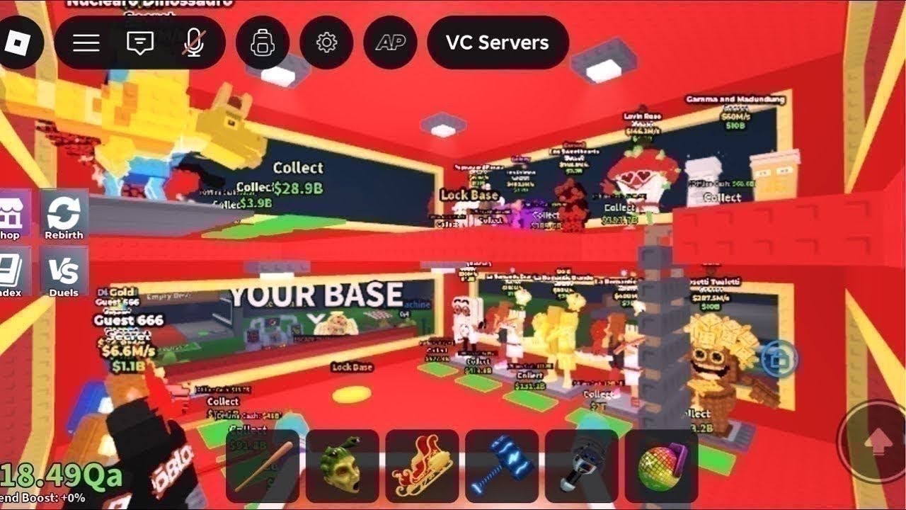 [🔴ブレインロット配信🔴]交換とPvPで最強になるぞ。 roblox IDTigehkh