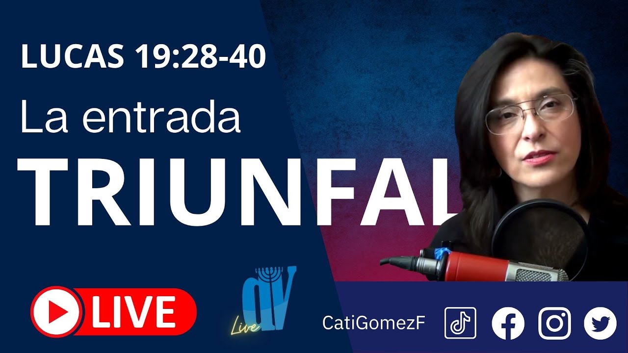 Lucas 19:28-40 (EN VIVO) [La entrada TRIUNFAL] 🐴 ¿Por qué la entrada fue sobre un pollino?