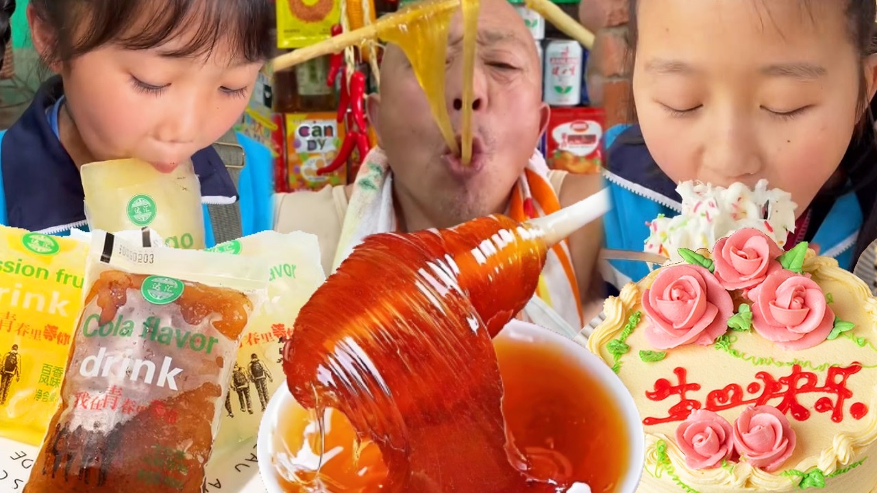 Video đồ ăn vặt Trung Quốc trên Tik Tok丨Những món ăn vặt mà hồi nhỏ mẹ không cho ăn EP504