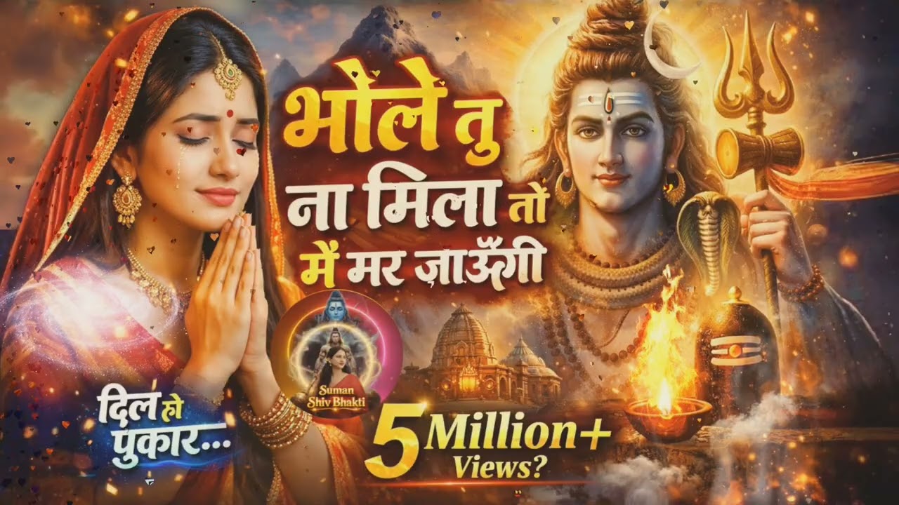 Bhole Tu Na Mila To Mai Mar Jaungi | Heart Touching Shiv Bhajan 2026|Mahadev Song | Suman ShivBhakti