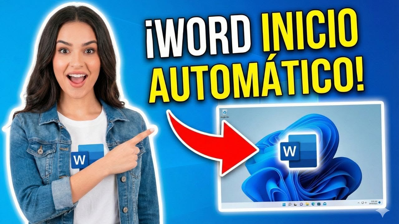 🚀 ¡Ahorra Tiempo! Abre WORD Automáticamente al Iniciar Windows 11 (Sin Programas) ⏱️