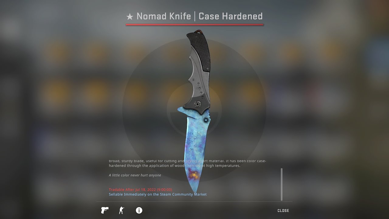 #csgo  #bluegem  #case  #knife UNBOXING the only 1 in Existence Blue Gem Nomad Knife 316 FT