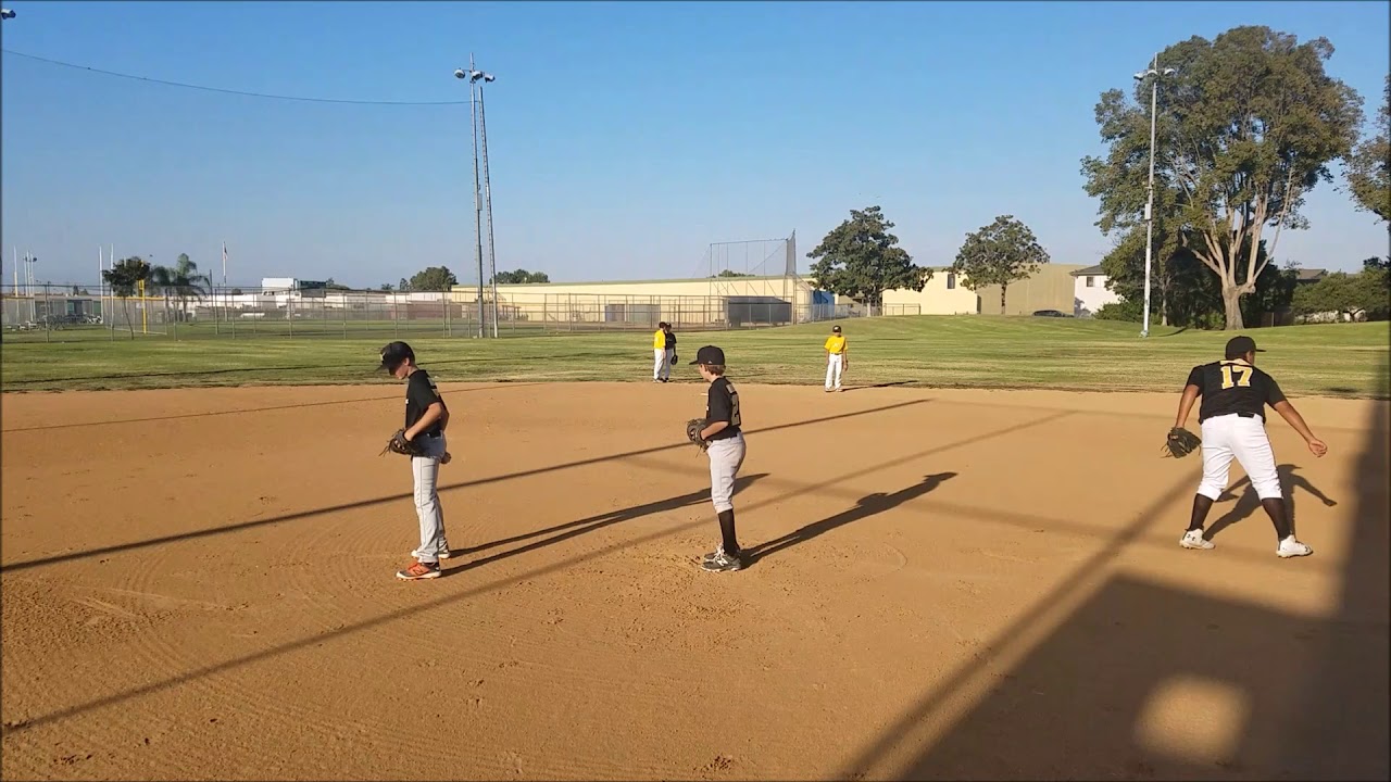 Three man pickoff drills - Lifeletics Baseball
