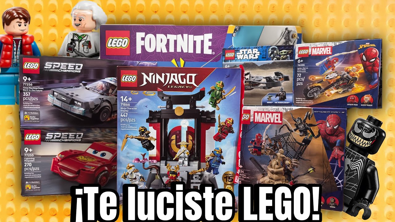 ¡DeLorean LEGO + Rayo McQueen + Ninjago! TODOS los Lanzamientos de Enero 2026 que Logré Conseguir 🔥