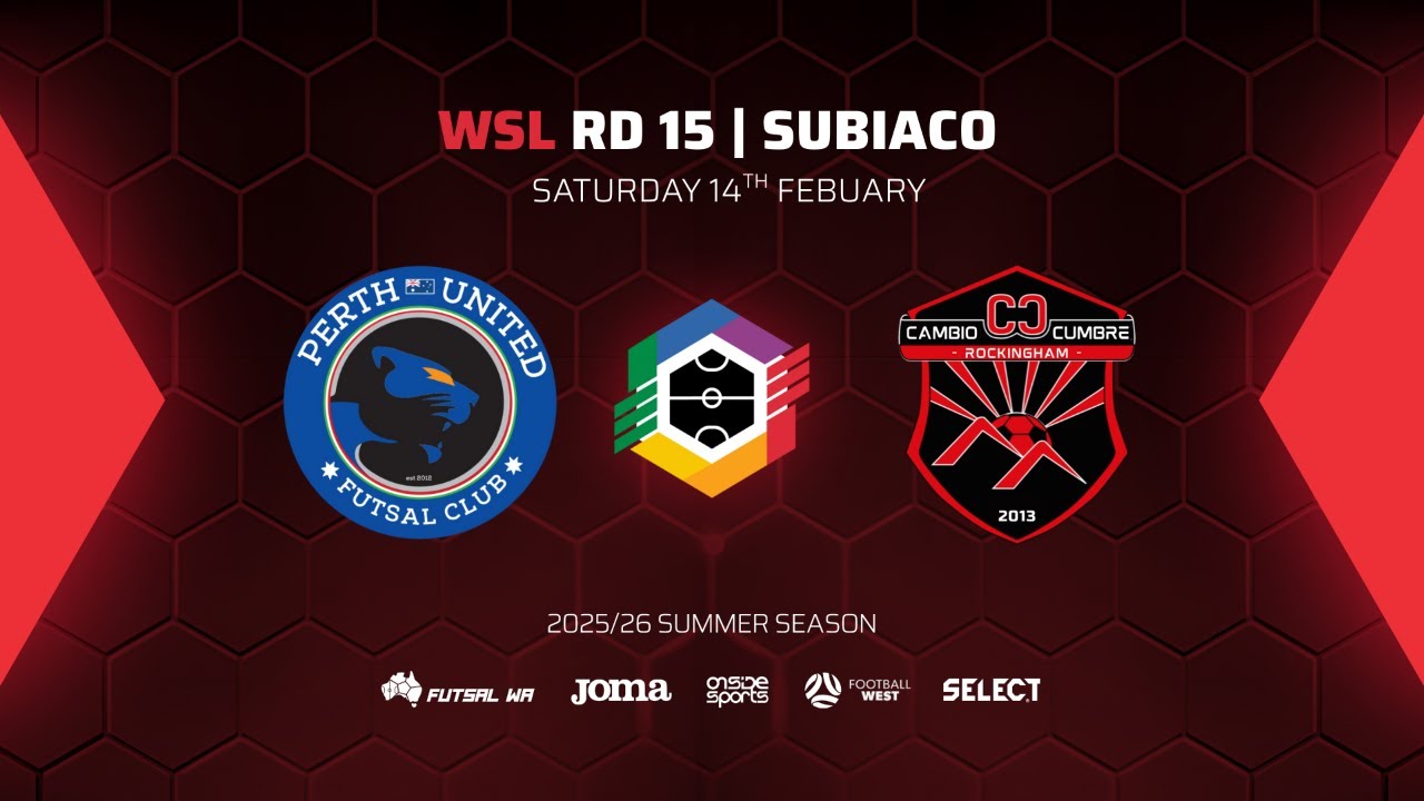 R15 | WSL: Perth United Futsal Club vs Rockingham Cambio Cumbre