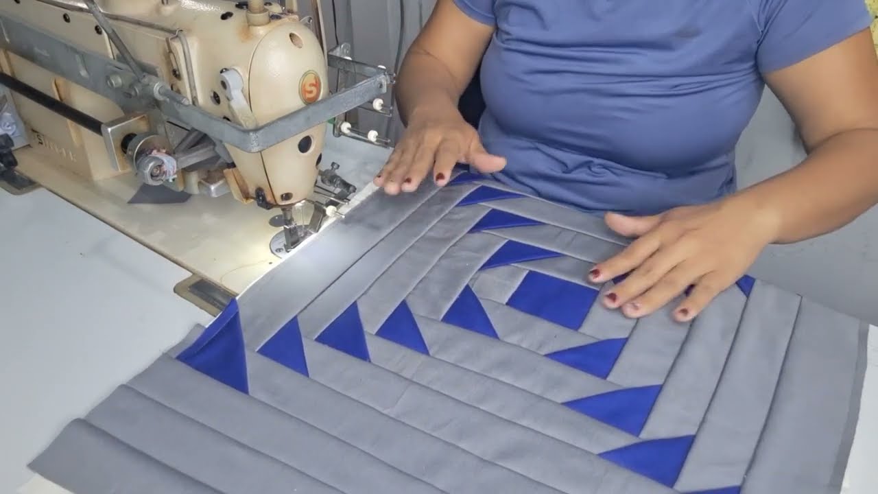 TAPETE DE SETINHAS DIFERENTE. ESSE FICOU UM LUXO