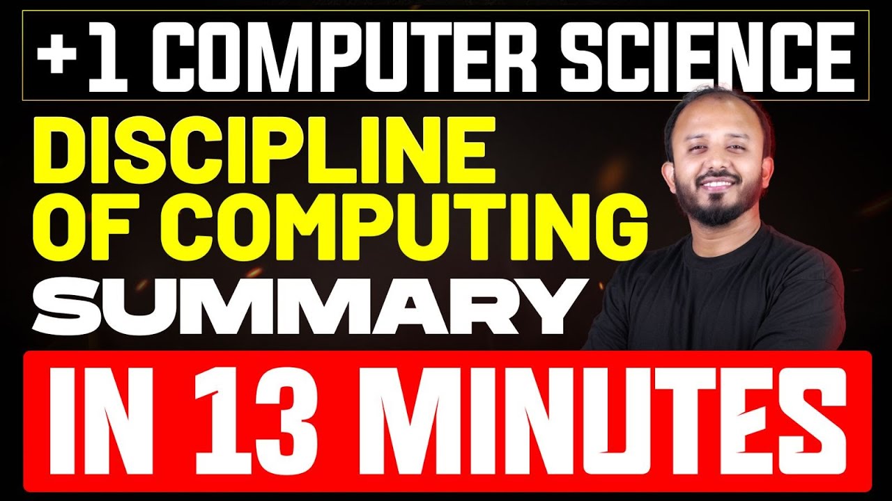 Plus One Computer Science | Discipline of Computing Summary | Eduport Plus One