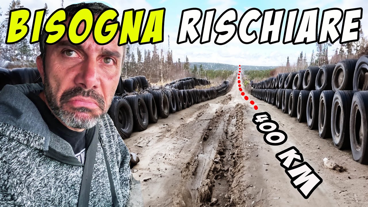 Un RISCHIO che VA PRESO ... SENZA DIESEL nella strada più remota del CANADA 🔥 Giro del MONDO