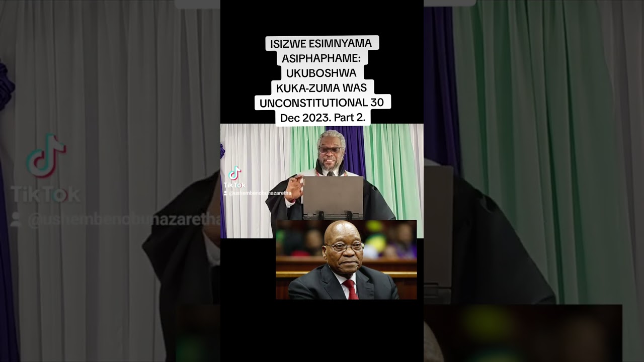 ZUMA'S ARREST WAS UNCONSTITUTIONAL