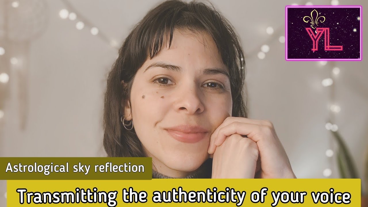 Transmitting the authenticity of your voice | Astrological sky reflection