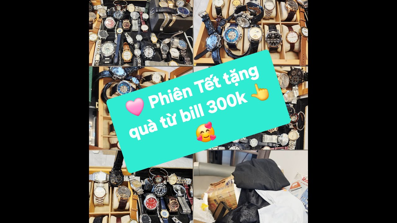 06.02 Phiên Tết tặng quà, lên sale các mẫu đồng hồ nam cơ nữ hộp , tặng quà bill 300k , 082 6415496