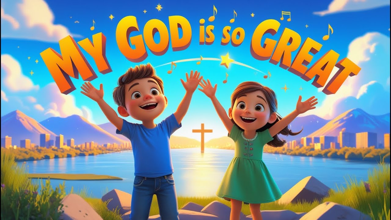 My God Is So Great | Christian Song for Kids | Bible Worship Fun & Learning