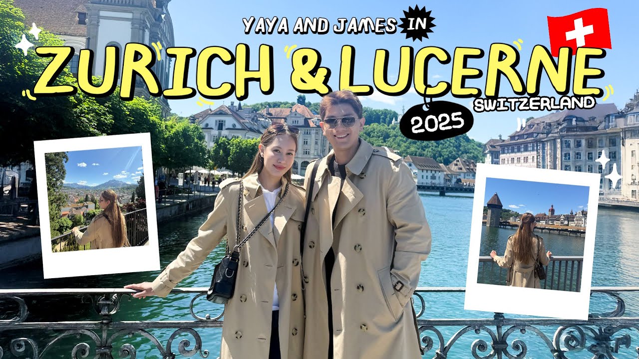 Switzerland Vlog🇨🇭EP.1 ขับรถเที่ยวเองที่เมือง Zurich & Lucerne แวะจุดเช็คอินที่ต้องมา! 🏔️🚗✨