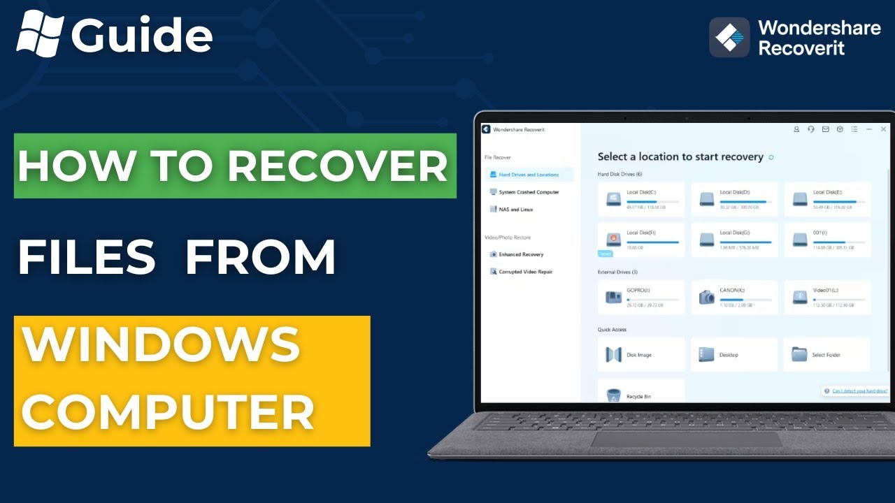 Guide&mdash;How to Recover Files from Windows Computer?