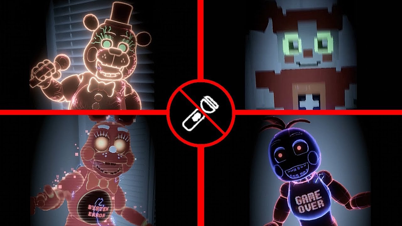 All Arcade Mayhem Animatronics | FNaF AR