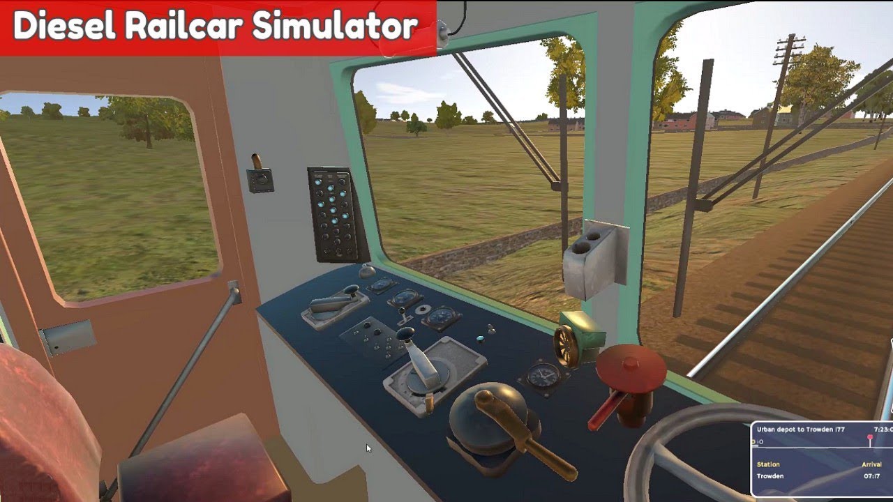 Diesel Railcar Simulator * GAMEPLAY