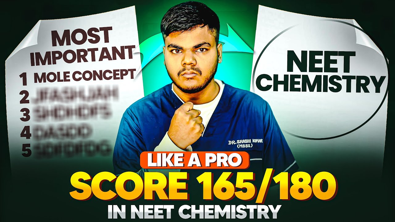 MOST PRACTICAL Strategy for chemistry🔥Score 165+ Marks| Easy and High Scoring Chapters
