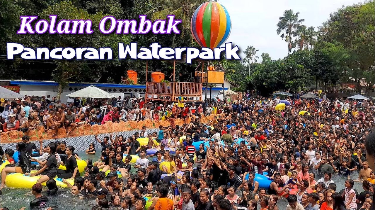KOLAM OMBAK DI PEMANDIAN PANCORAN ROGOJAMPI BANYUWANGI 