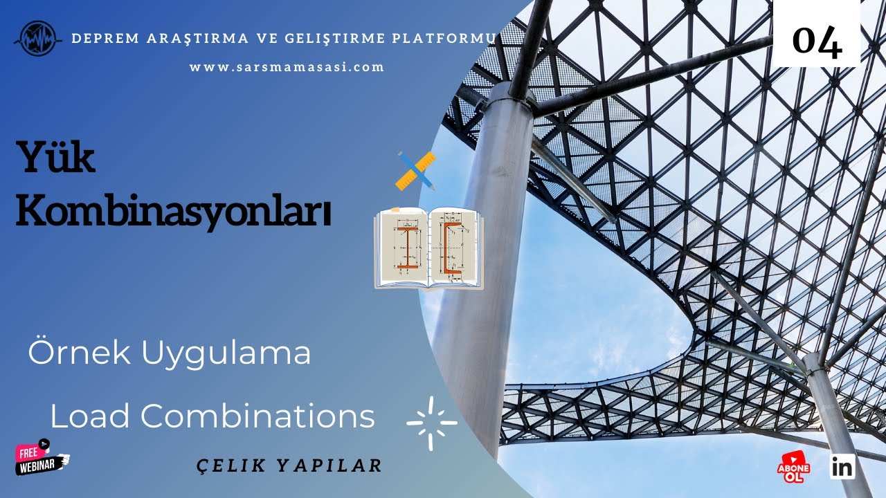 Çelik Yapılar | Yönetmelikte Yük Kombinasyonları