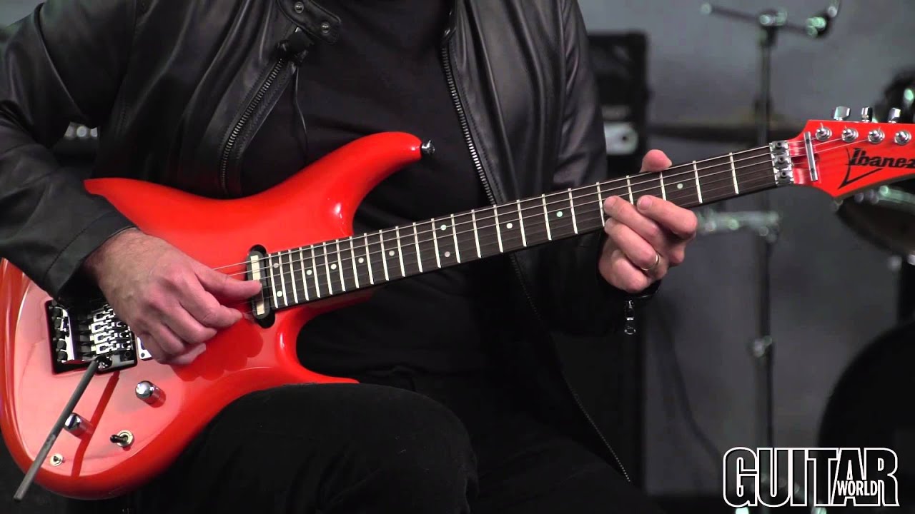 Joe Satriani - How to Play a String-Skipping Chicken Pickin' Lick