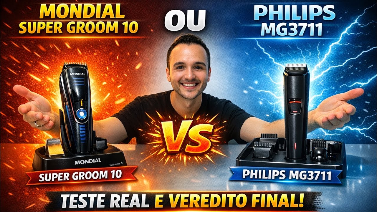 MONDIAL SUPER GROOM 10 OU PHILIPS MG3711? TESTE REAL E VEREDITO FINAL!