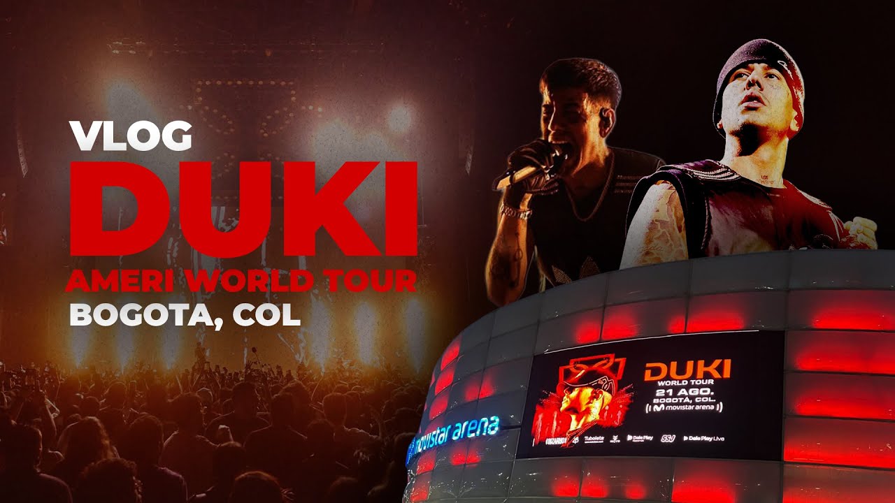 Modo Diablo En Bogotá | Duki - World Tour Ameri | Vlog Movistar Arena, Bogotá