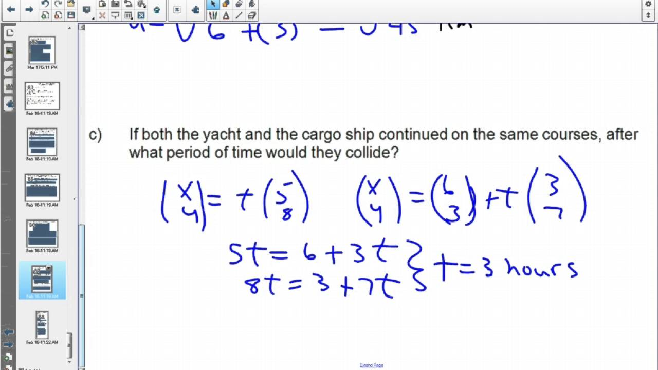 Vectors Applications to Kinematics
