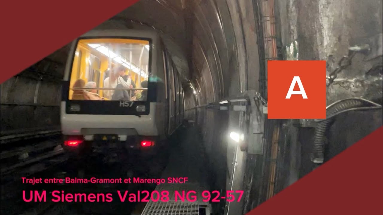 UM Siemens Val208 NG 92-57 Trajet entre Balma-Gramont et Marengo SNCF