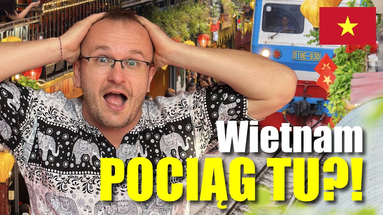 Pociągi Tuż Obok Ludzi! Tak Wygląda Hanoi Train Street | Wietnam