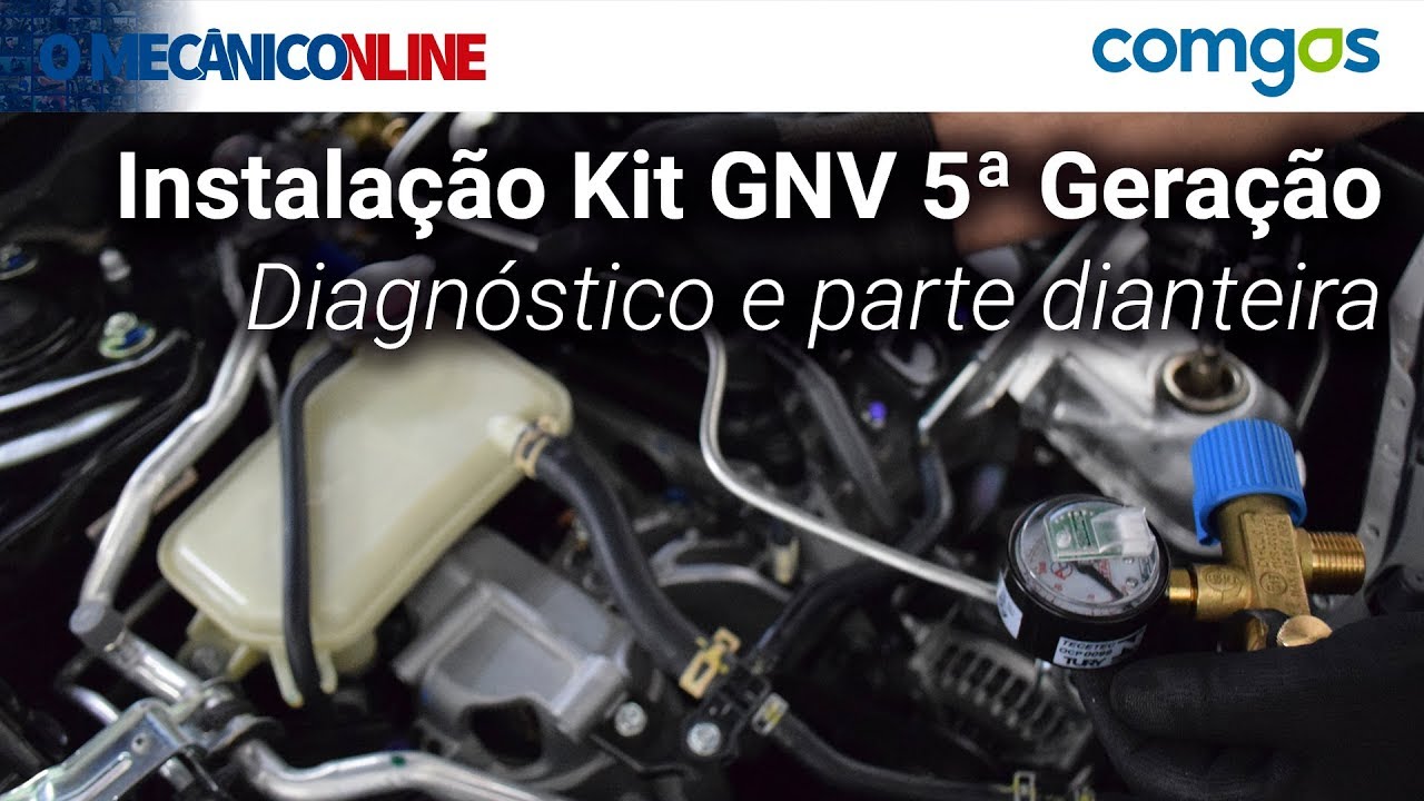 Instalação Kit GNV 5ª Geração (diagnóstico e parte dianteira)