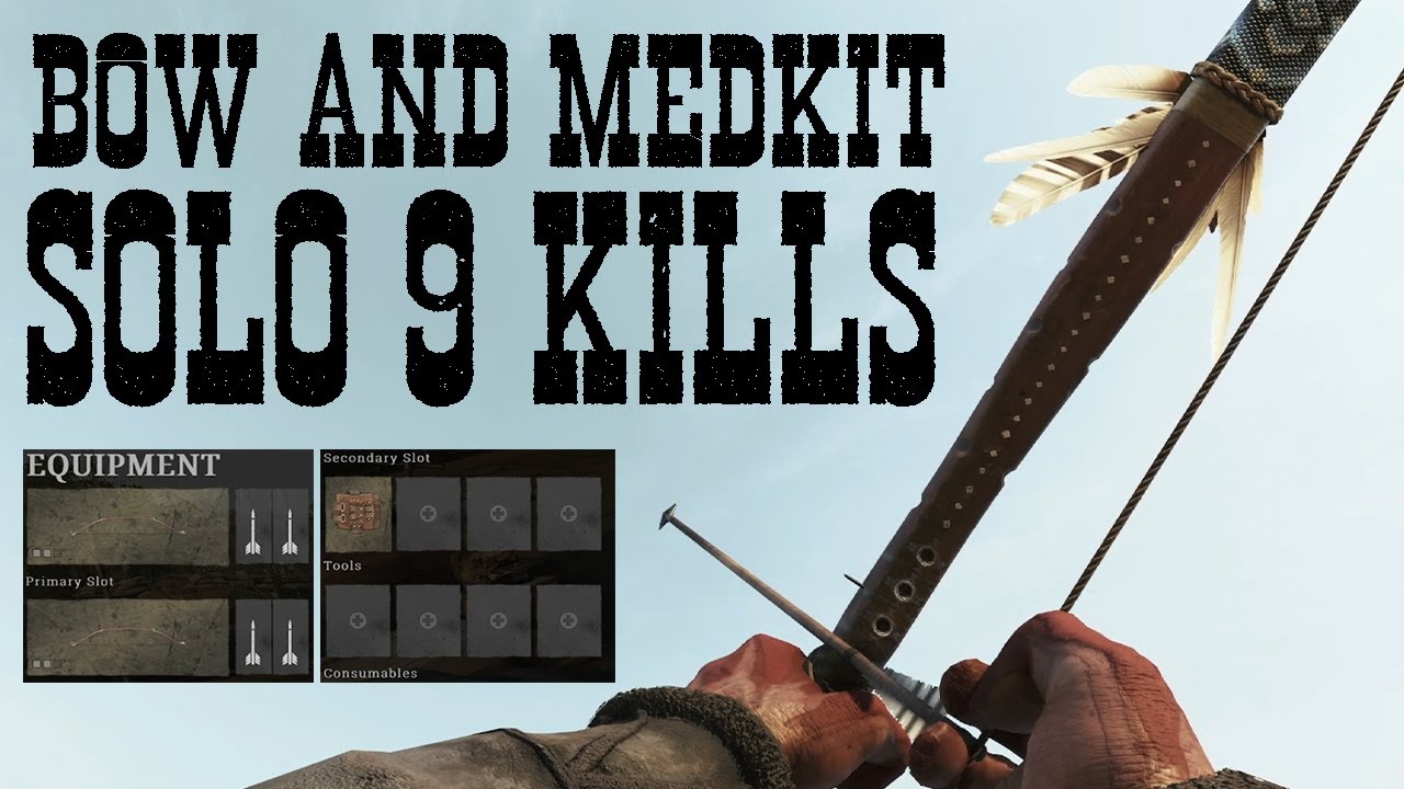 Hunt: Showdown | SOLO 9 Kills With Only Bow & Medkit