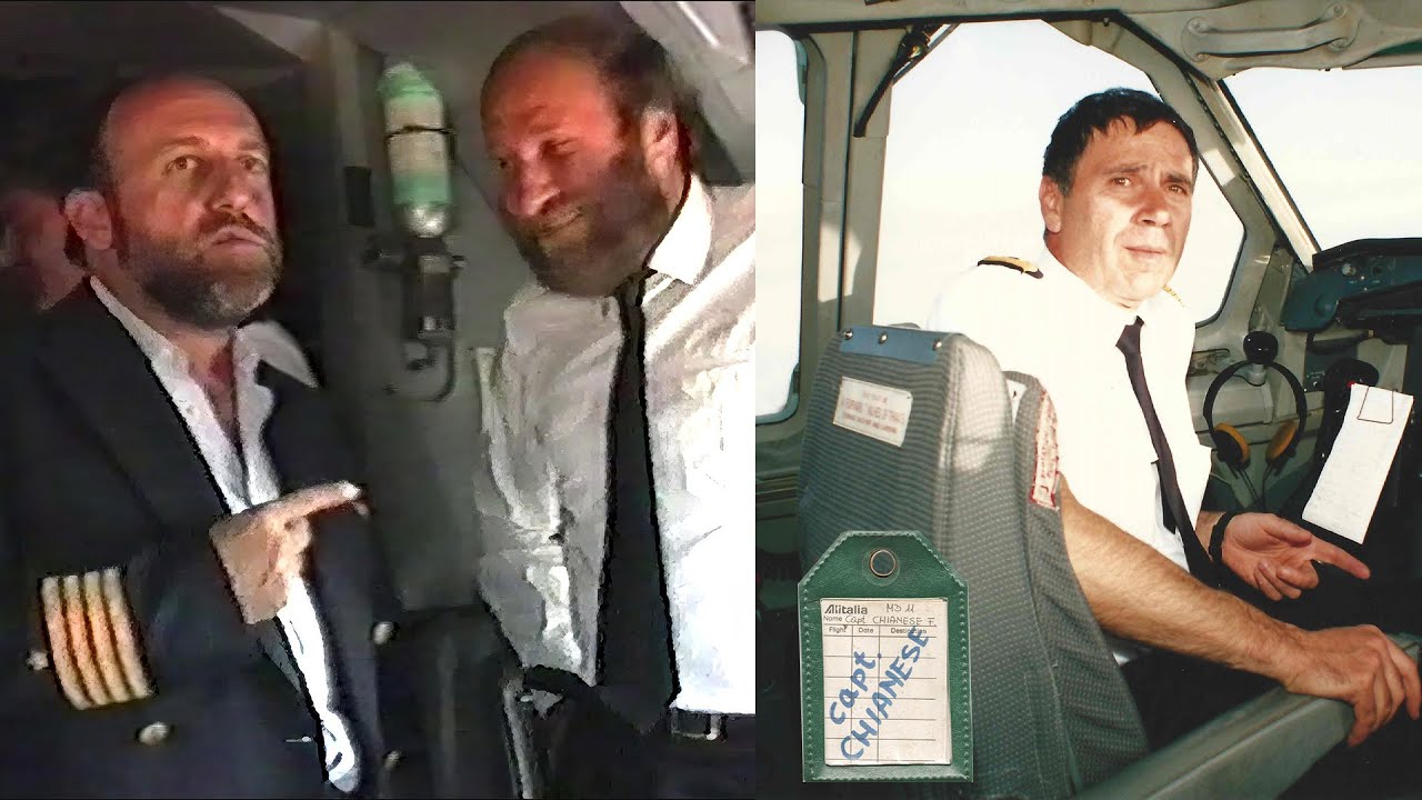 ENRICO BERUSCHI 1989 - Sosia in cabina ALITALIA A300