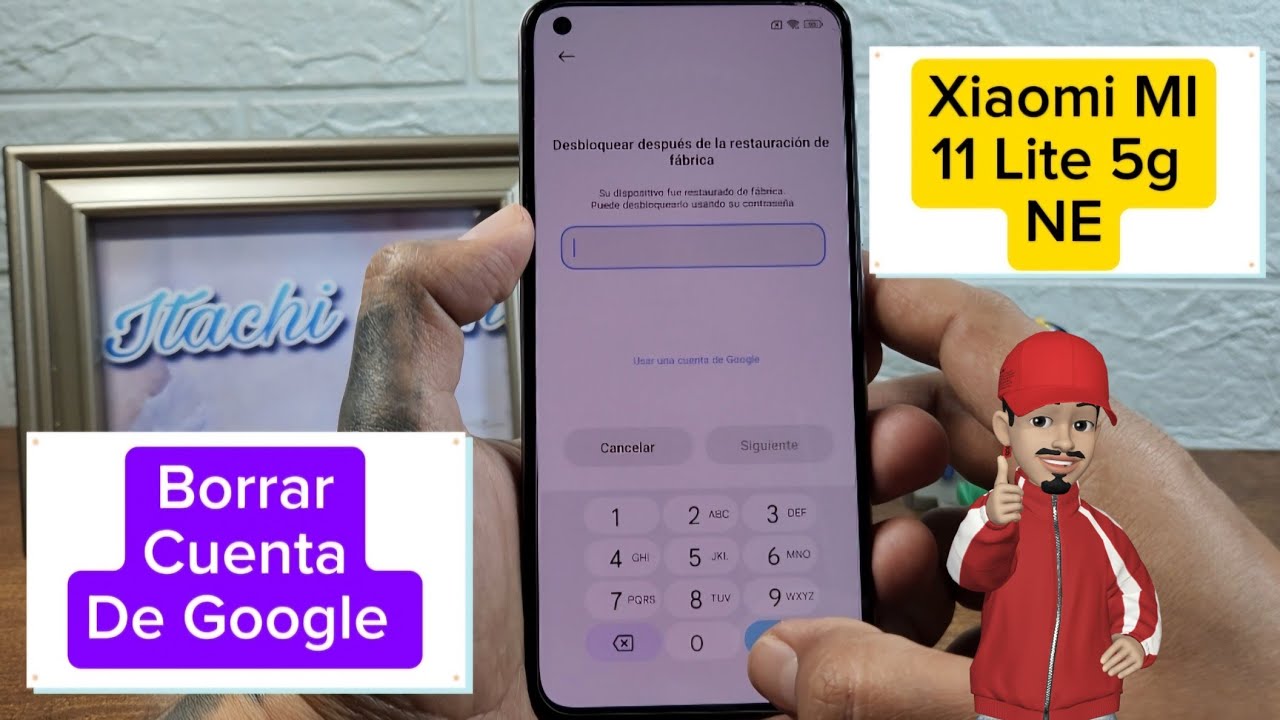 Eliminar Cuenta De Google o Correo Electrónico MIUI 14 Xiaomi MI 11 Lite 5g NE