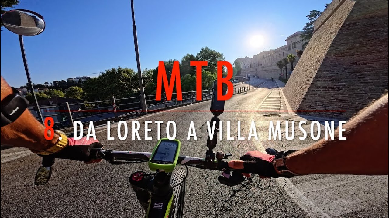 4K HDR 🔴 MTB con Giovanni 🔴 8. Da Loreto a Villa Musone 🔴 Insta360 Ace Pro 2 🔴 18.8.2025