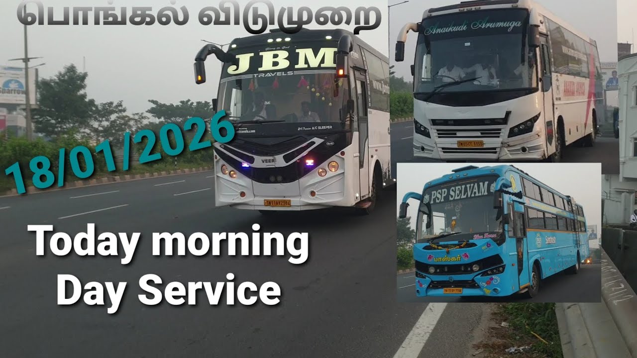 Pongal return Day Service Buses