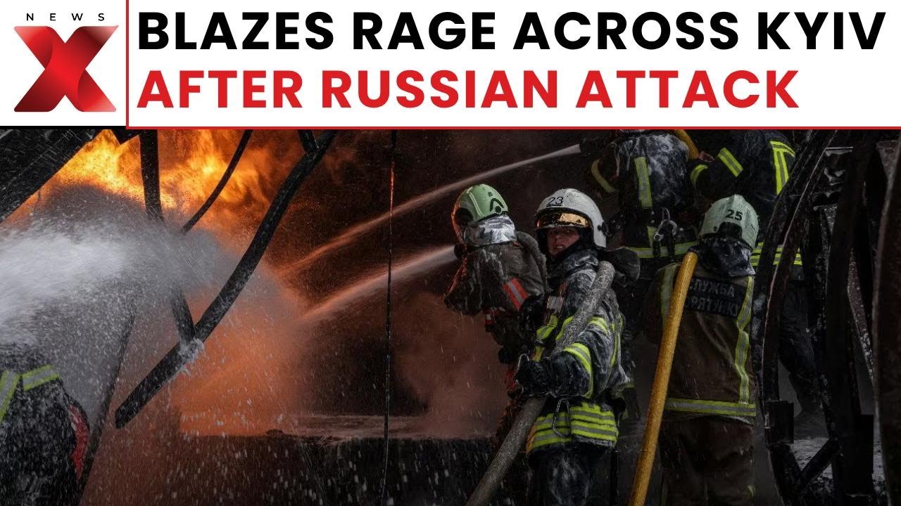 Russian Drones Ignite Fires in Kyiv Neighborhoods, Killing Three and Injuring Nearly 30 | Ukraine