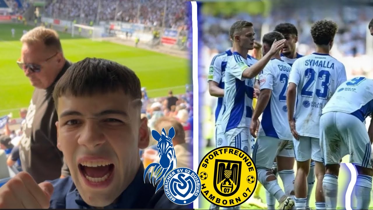 MSV Duisburg gewinnt Stadtderby im Pokal🔥 MSV Duisburg - Hamborn 07 / Stadion Vlog