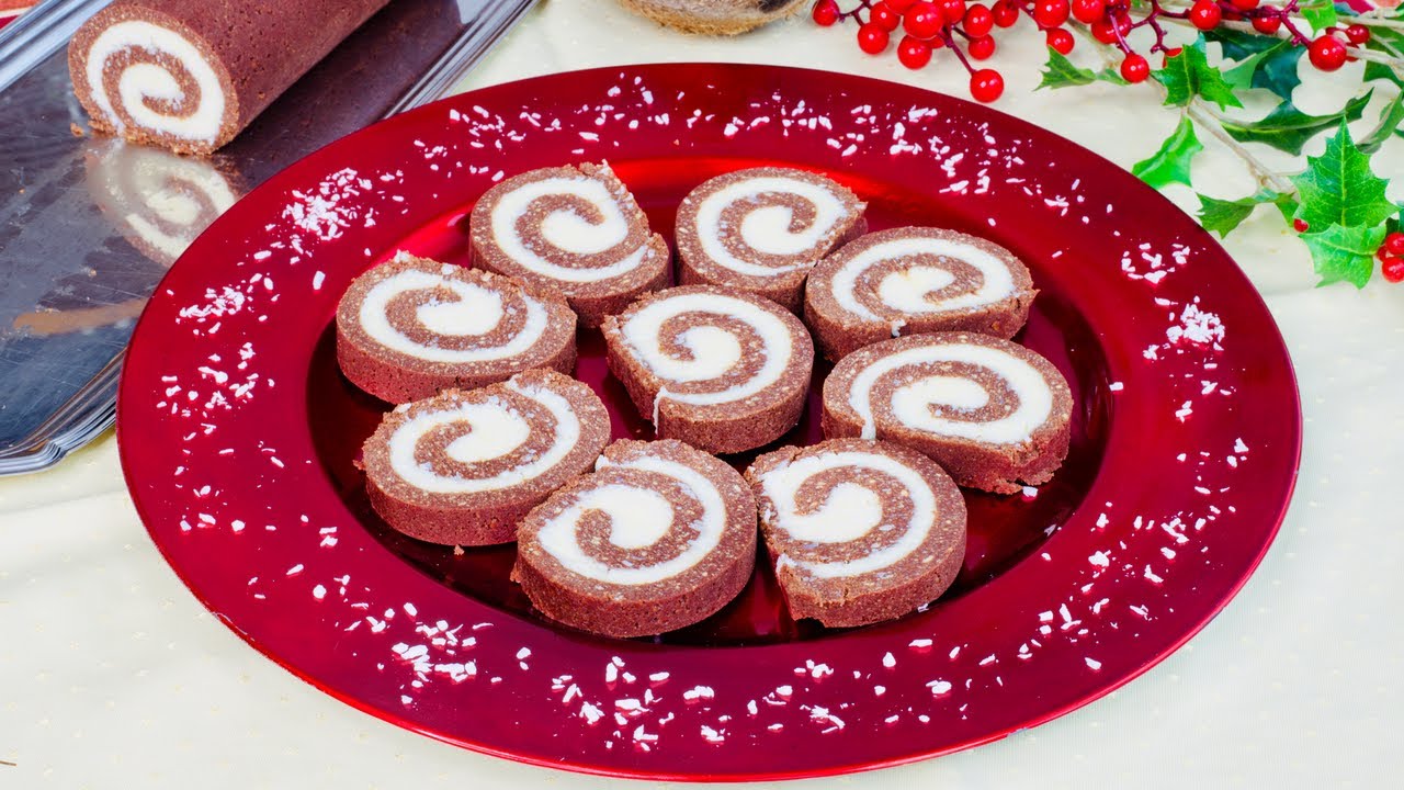 KOKOS ROLAT BEZ PEČENJA - ROLAT OD KOKOSA I ČOKOLADE