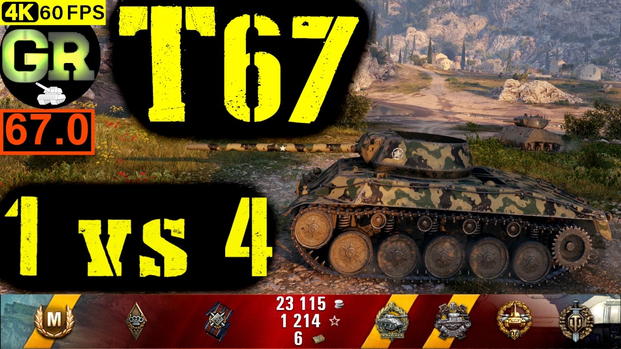 67_World of Tanks T67 WoT Replay - 9 Kills 1.8K DMG(Patch 1.4.0)