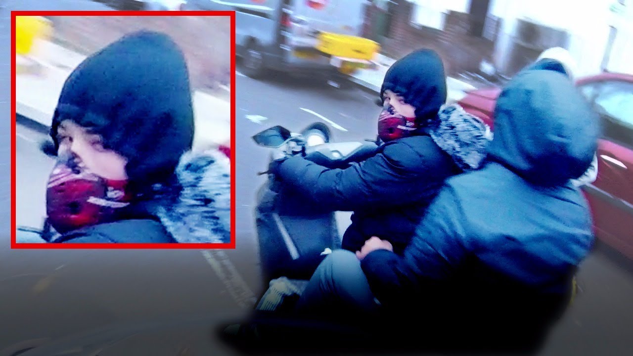MOPED THIEF CHASED BY VICTIM!