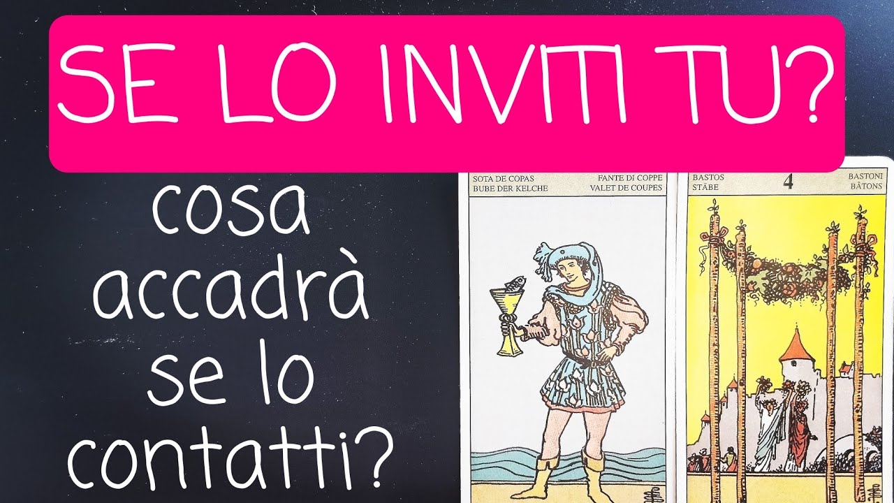 Amore: cosa accade se lo contatti tu?Se lo inviti?🥰#tarocchi #interattivo #tarot #love #tarotreading