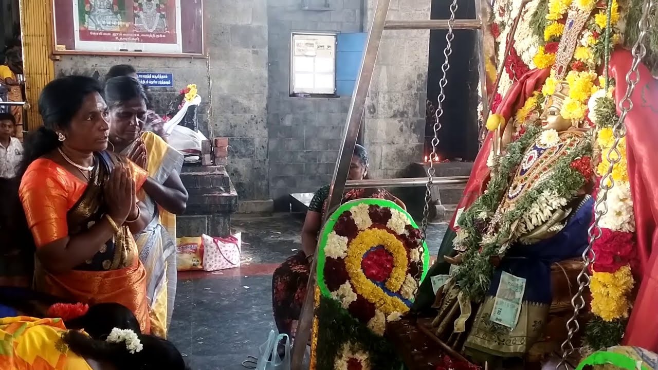 கண்ணனூர் அங்காளம்மன் தங்கம் அலங்காரம் தேர் திருவிழா