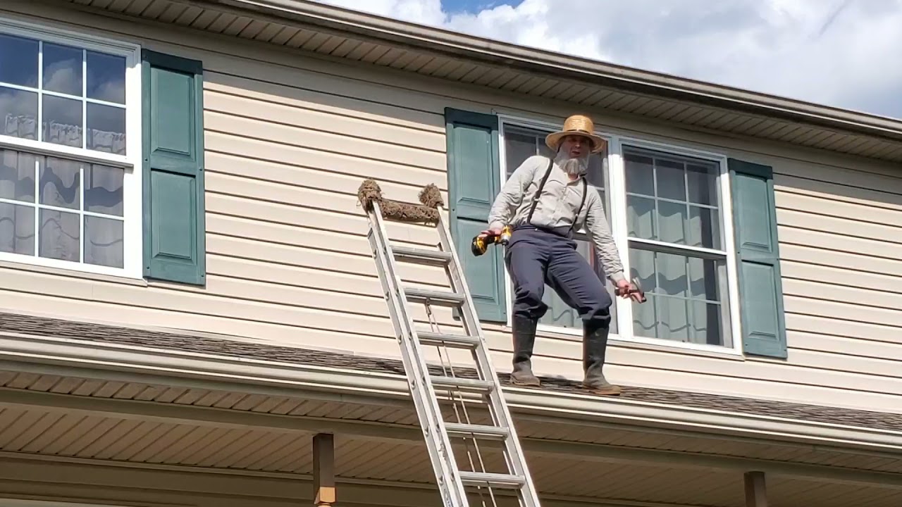 Jacob is the worst Amish roofer ever!